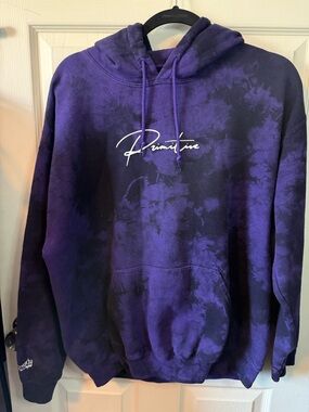 Primitive Dragon Ball Z Super Men’s Tie-Dye Hoodie Shadow Beerus Medium